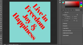 How to Rotate Text in Photoshop (All Text, Sentence or Letter)